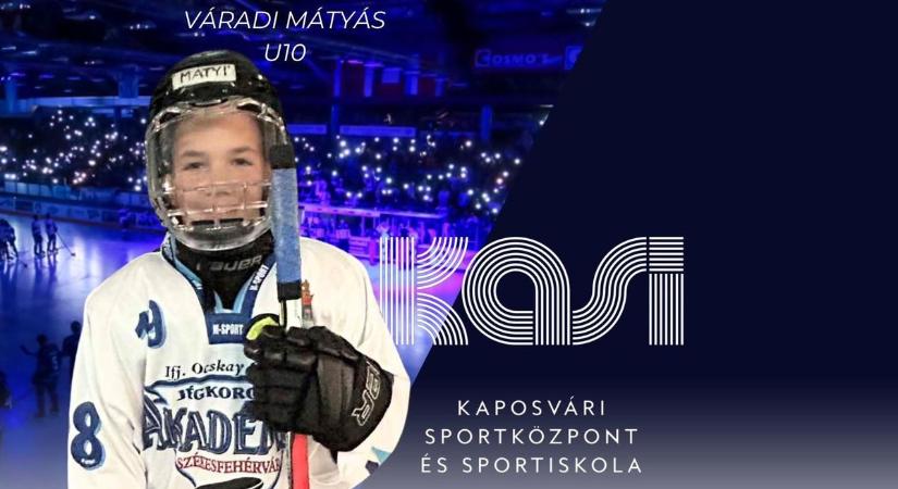 A kaposvári játékos a székesfehérvári jégkorong-akadémián bizonyít