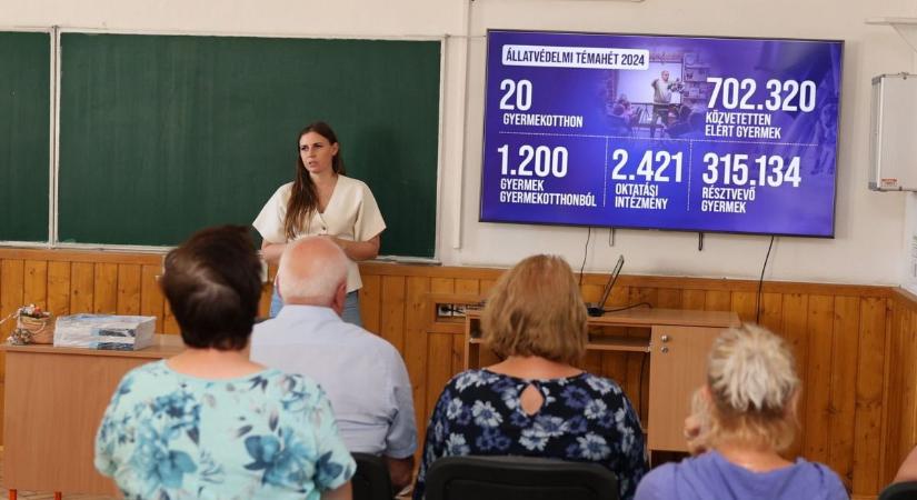 Elütött cicát mentettek meg az őcsényi diákok: állatszeretetre tanítják őket