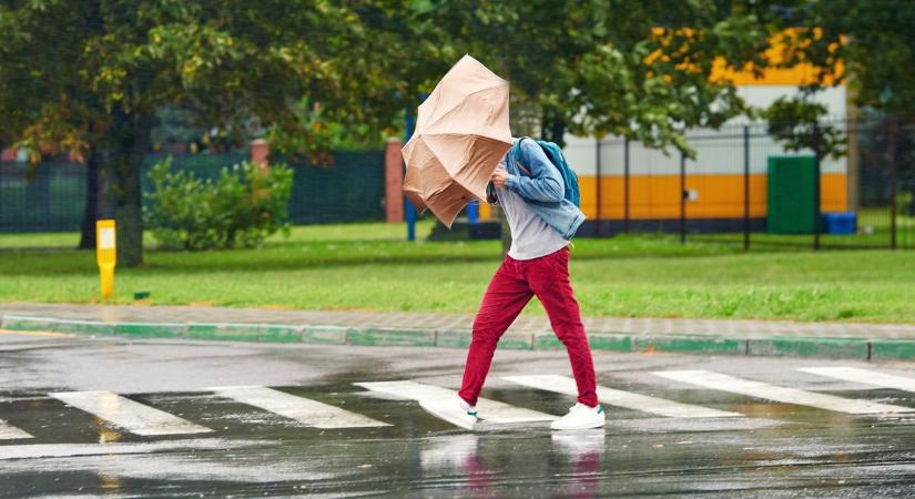 Szombaton elszabadul az időjárás, heves zivatarok és erős szél csap le az országra