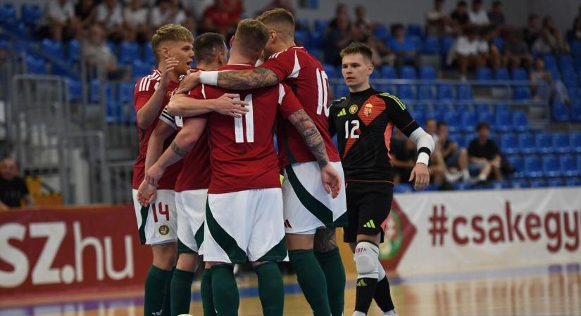 Kecskeméten nyert a futsal-válogatott
