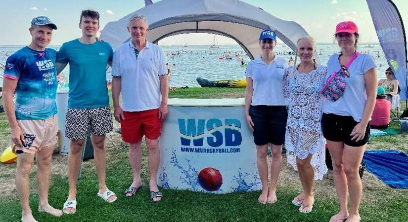 Nagy siker volt az I. Alsóörsi Water Skyball Sportnap