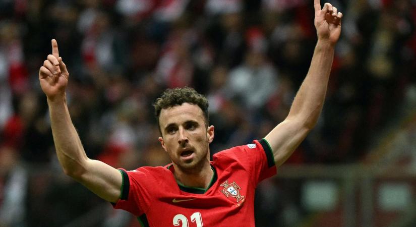 Ruben Nevesé lesz Diogo Jota 21-es meze a portugál labdarúgó-válogatottban