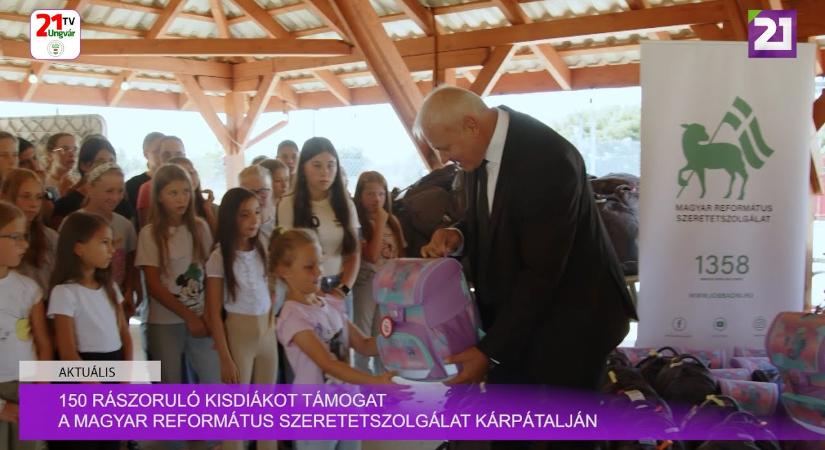 Aktuális (2025. 08. 30) 150 rászoruló kisdiákot támogat a Magyar Református Szeretetszolgálat Kárpátalján (videó)