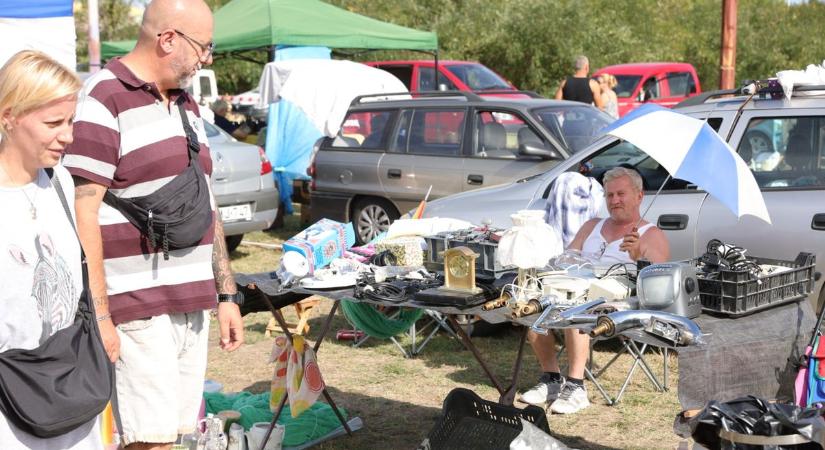 Hihetetlen, mit árultak a Postás piacon: MiG–29-es repülő is volt! – videóval, galériával
