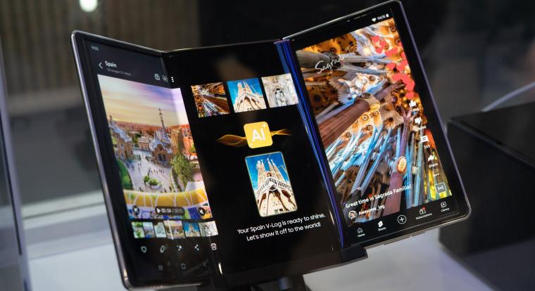 Így hajlik a háromrészes Samsung Galaxy Z TriFold