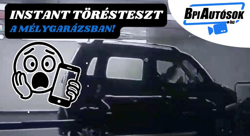 Kibabrált vele a telefonja – Instant törésteszt a mélygarázsban