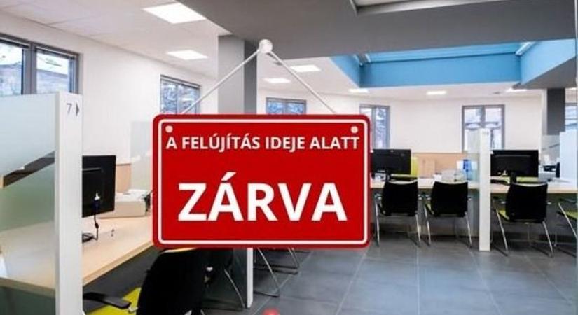 Ezért lesz zárva elsejtétől a tokaji kormányablak