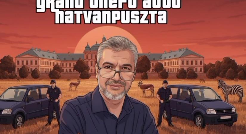 Itt a GTA Hatvanpuszta, amelyben átélhetjük Hadházy Ákos autósüldözését az Orbán-birtoknál