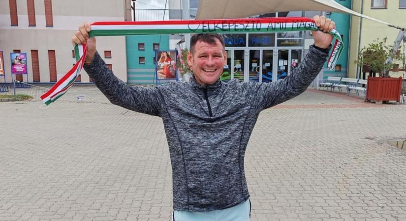 Nemes célért futotta körbe a Balatont Marton József