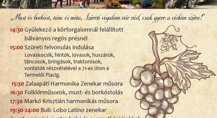 Szüreti Vigasságok Gyenesdiáson