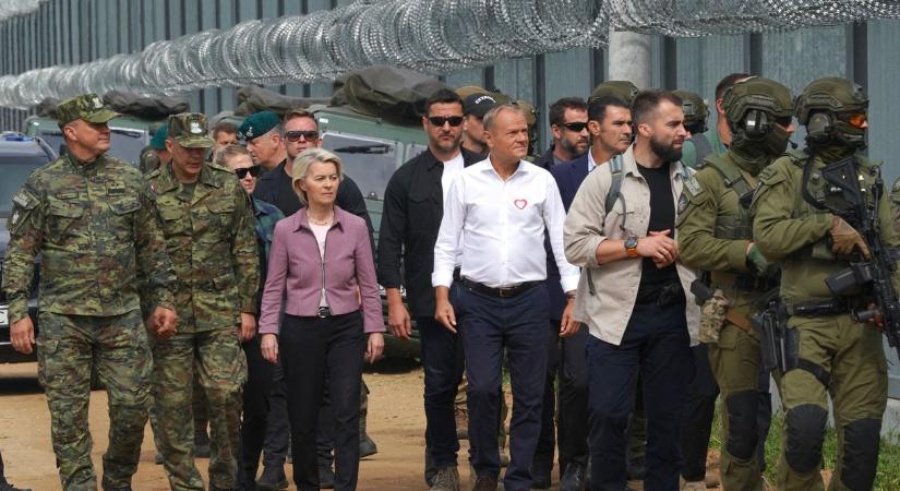 Meg kell védeni az EU határait a „ragadozó” Putyintól: Tusk és Von der Leyen szerint vége a „finom játéknak”