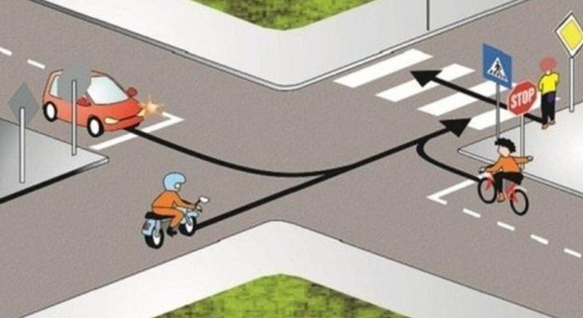 Ha ez a KRESZ-teszt nem megy, csak autósiskola közelébe menj, az útra ne