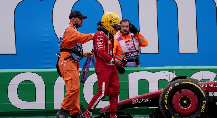 F1: Szokatlan hibájával negatív rekordot állított fel Hamilton