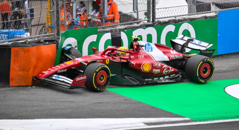 F1: Balesete után még meg is büntették Hamiltont