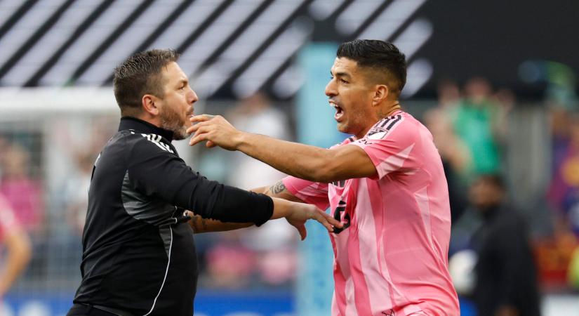 Botrány a Ligák Kupája-döntőn: Suárez leköpte az ellenfelet, a Miami simán kikapott