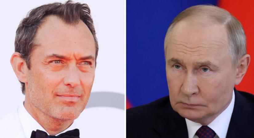 Megkérdezték Jude Law-t, nem félt-e annak következményeitől, hogy Putyint játssza új filmjében