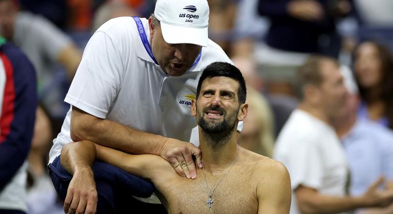 Sajgó nyaka nagyobb gondot jelentett Djokovicsnak, mint az ellenfele