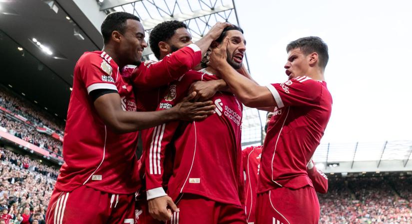Csodálatos, amit Arne Slot mondott Szoboszlai Domikról a Liverpool-Arsenal meccsen lőtt gólja után