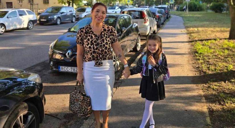 Csodaszép iskolás kislány lett Bódi Margó unokájából – így indult az első nap! (fotókkal)