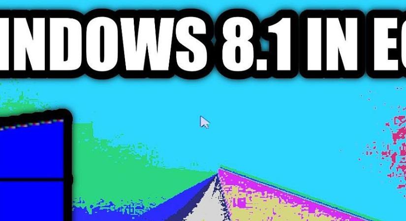 Videó: Így néz ki a Windows 8.1 egy ősrégi EGA videókártyával futtatva