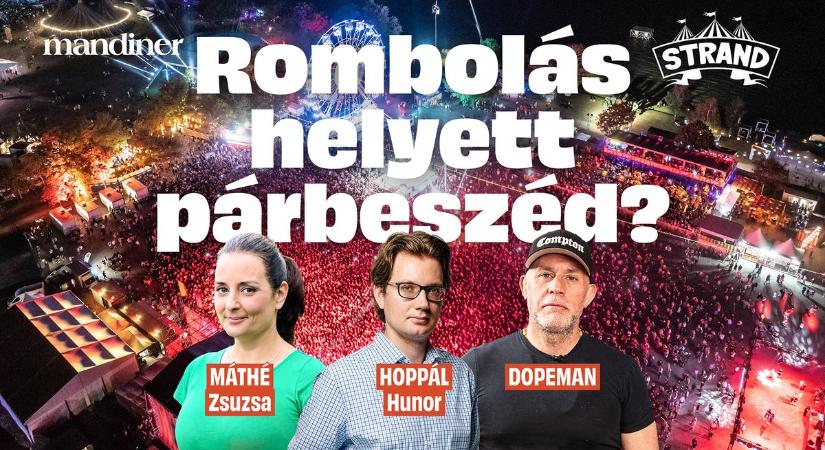 Dopeman és Máthé Zsuzsa a Strand Fesztiválon: mit adhat a közéletnek a Digitális Polgári Körök mozgalma?