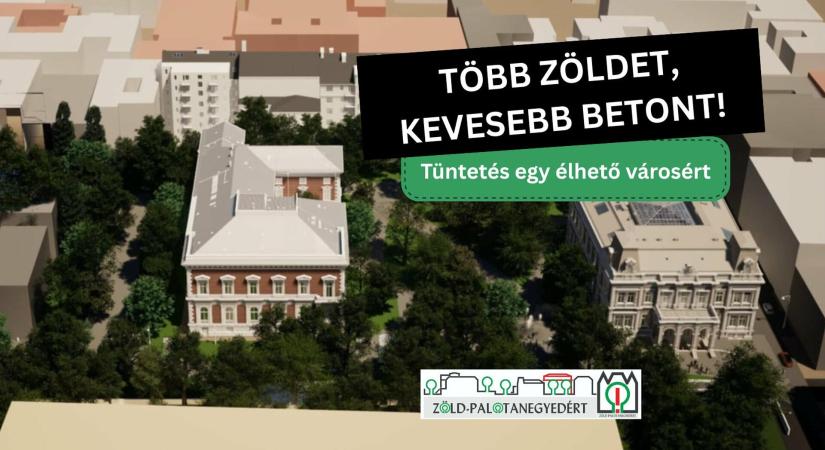 „Több zöldet, kevesebb betont!” – Tüntetés Budapest zöldjéért