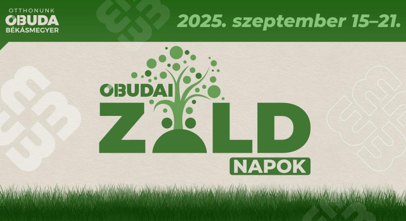 Szeptemberben jön az Óbudai Zöld Napok