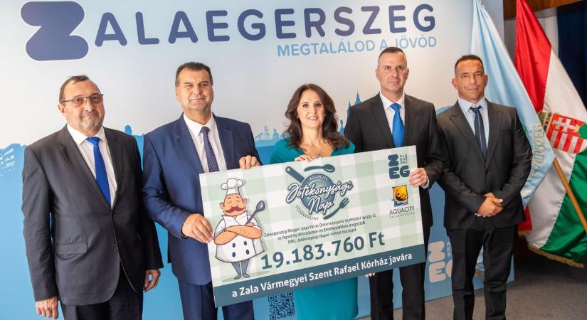 Ilyen még nem volt: az AquaCity jótékonysági napján minden eddiginél több pénz gyűlt össze