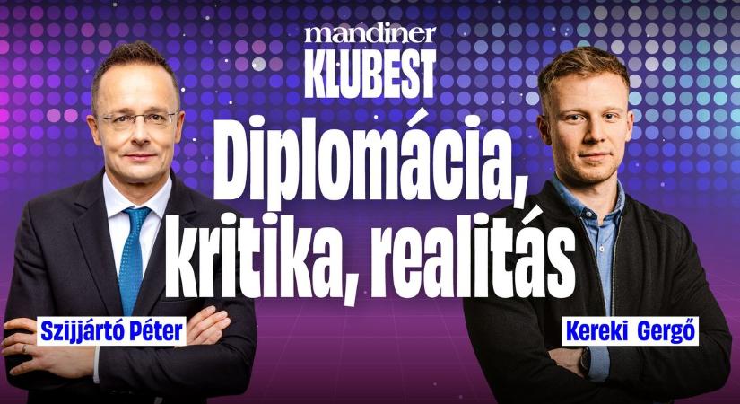 „Európa elrontotta a háborús választ" – Szijjártó Péter a Mandiner Klubesten
