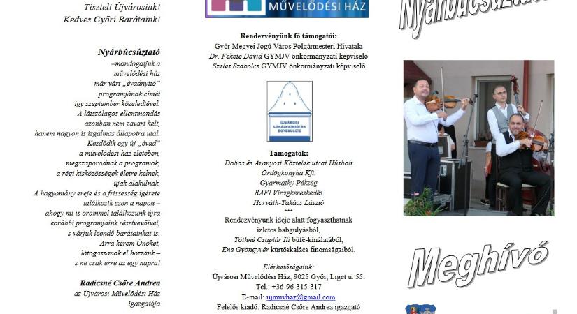 Újvárosi Nyárbúcsúztató