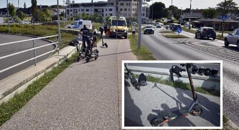 Roller kontra roller - Cserbenhagyta a megsérült kisfiút a Jedlik Ányos híd kerékpárútján