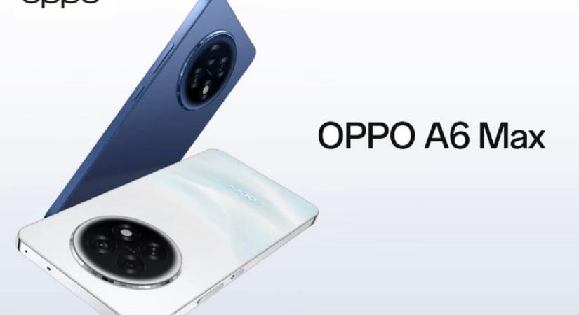 Az Oppo A6 Max vékonyabb lett, mint a Galaxy S25 Ultra, pedig egy 7000 mAh-s aksi van benne