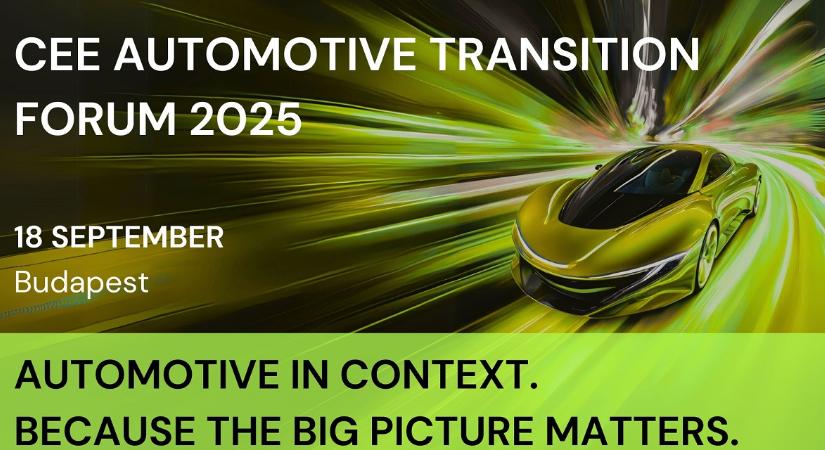 Ha egyszer véget ér a nyár … – Jön a CEE Automotive Transition & Smart City 4.0 Forum! szeptember 18., Bálna Rendezvényközpont