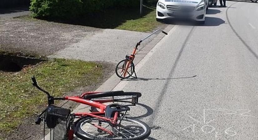Súlyos baleset Gyöngyös mellett! Már tolatott az autós, de nem látta, mi történik mögötte - fotóval