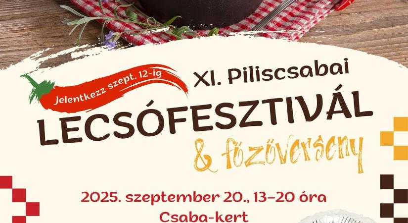 Piliscsabai Lecsófesztivál és Főzőverseny 2025