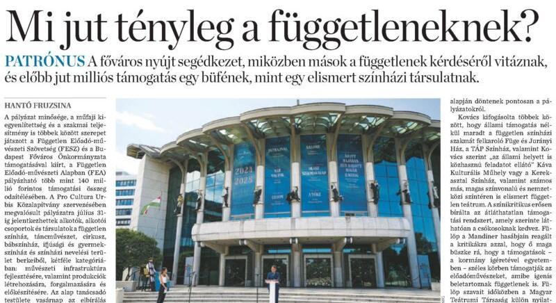 Mi jut tényleg a függetleneknek? – Nyílt fórumot tartanak