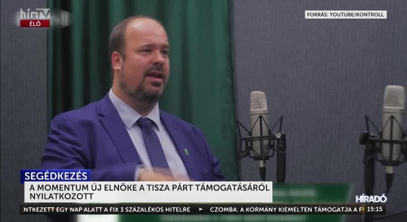 A Tisza Pártot támogatja a Momentum legújabb elnöke  videó