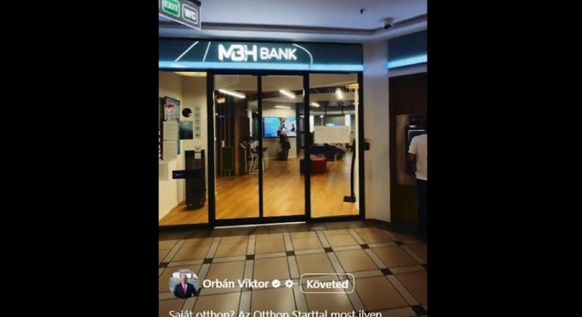 Új miniszterelnöki szerepfelfogás: Orbán Viktor a Facebook-oldalán reklámozza Mészáros Lőrinc bankját, az MBH-t