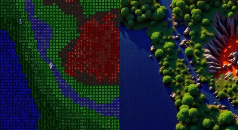 Valós időben újul meg az ASCII játék az AI segítségével