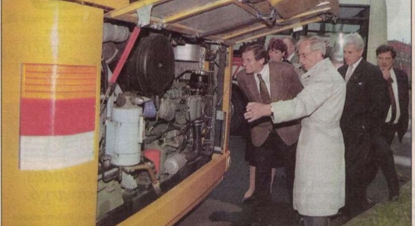 Emlékszik meg erre a buszra, mely a 90-es évek közepén járta a győri utakat?