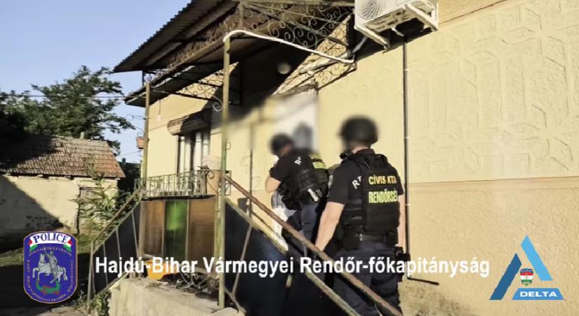 Összehangolt akcióban csaptak le a hajdú-bihari drogdílerekre