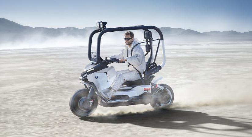 Sisak nélkül is vezethető új villanyrobogó a BMW-től