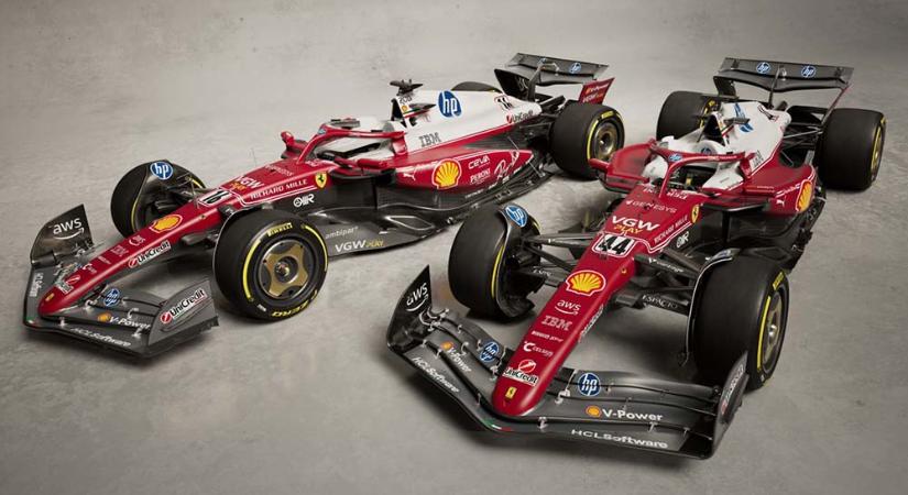 F1: Képeken a Ferrari menő monzai festése