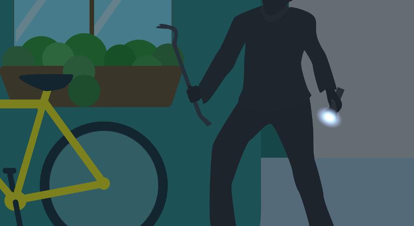 Kölcsönbiciklivel indult lopni a tétova tolvaj