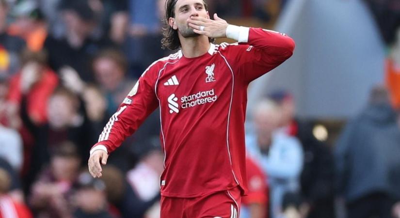 Szoboszlai Dominik varázslata: szenzációs gólja után a forduló legjobbja lett a Premier League-ben