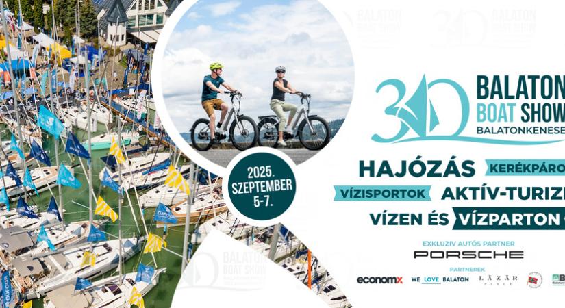 Hajók, bringák, vízisportok: jubileumi eseménnyel indul az ősz a Balatonon