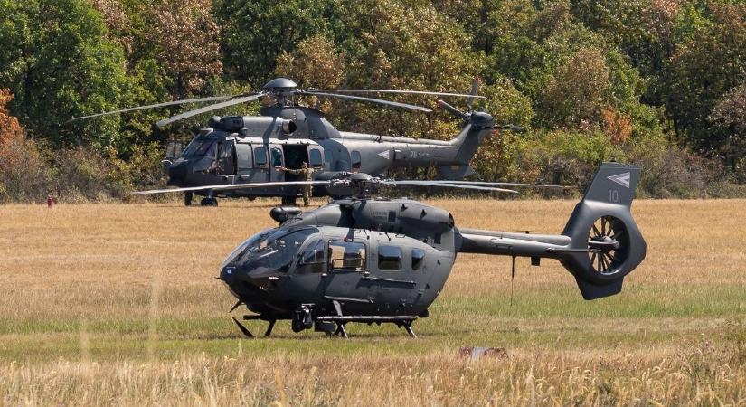 Székesfehérvári katonák, együtt a helikopteresekkel