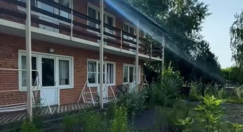 Elhagyatott üdülőt videóztak a Balaton partján