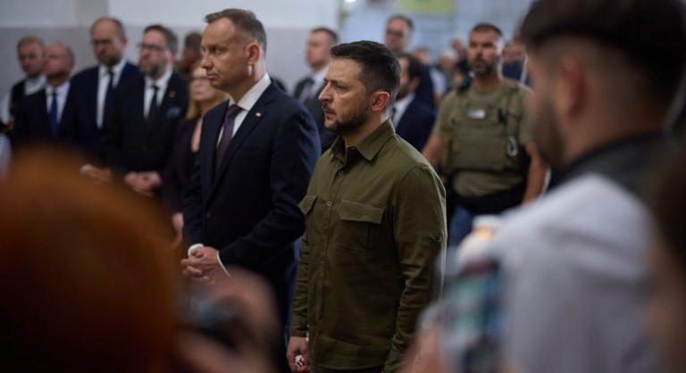 Duda volt elnök szerint Zelenszkij megpróbálta belerángatni Lengyelországot a háborúba