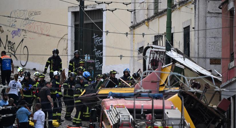 Nemzeti gyásznapot hirdettek Portugáliában a 15 halálos áldozattal járó lisszaboni siklóbaleset miatt